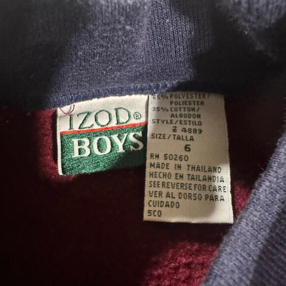 Vintage Izod Boys Size 6 Sweater - Picture 4 of 5
